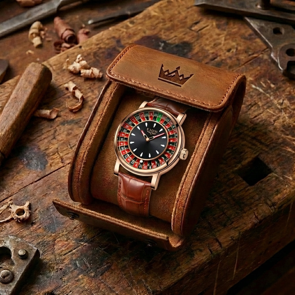 Herren Casino Roulette Wheel Uhr