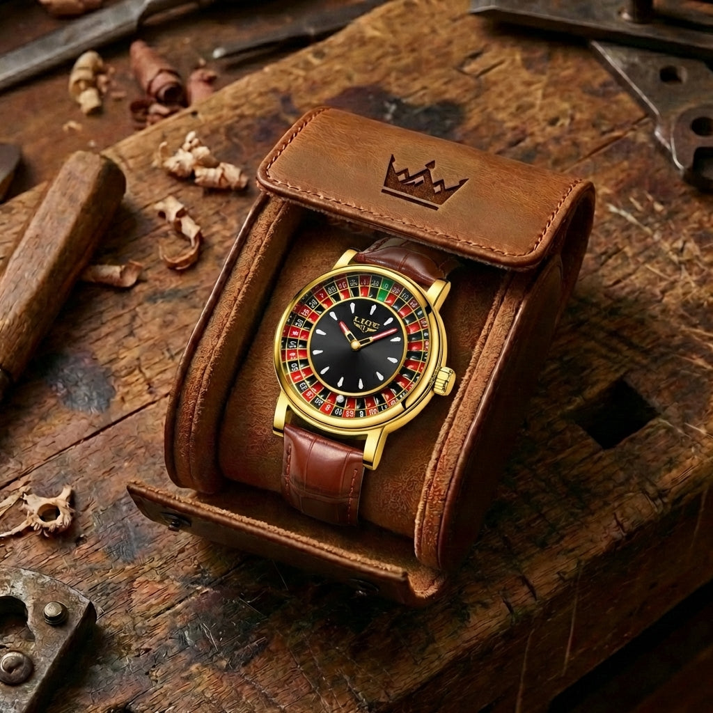 Herren Casino Roulette Wheel Uhr