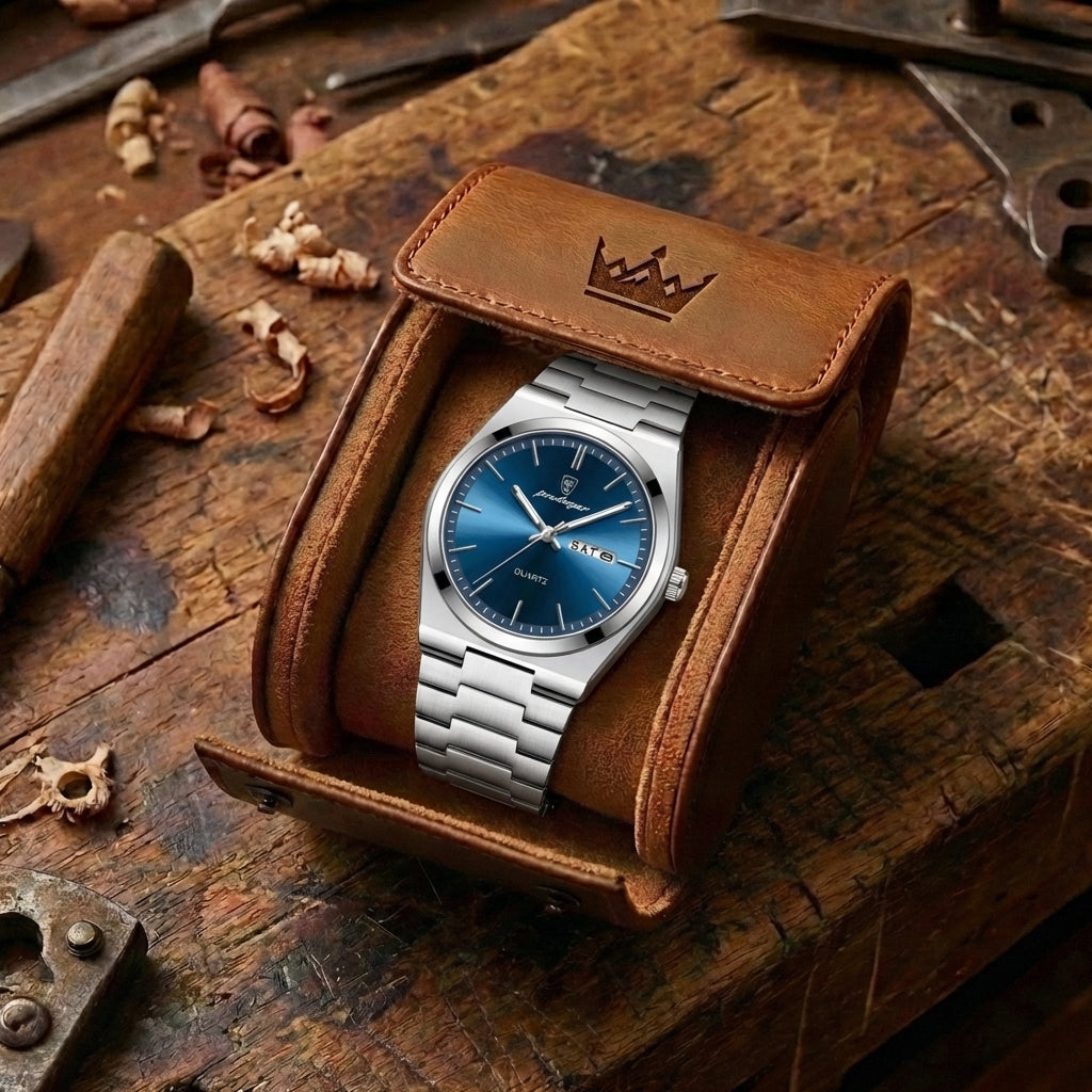 Marine Quartz Uhr