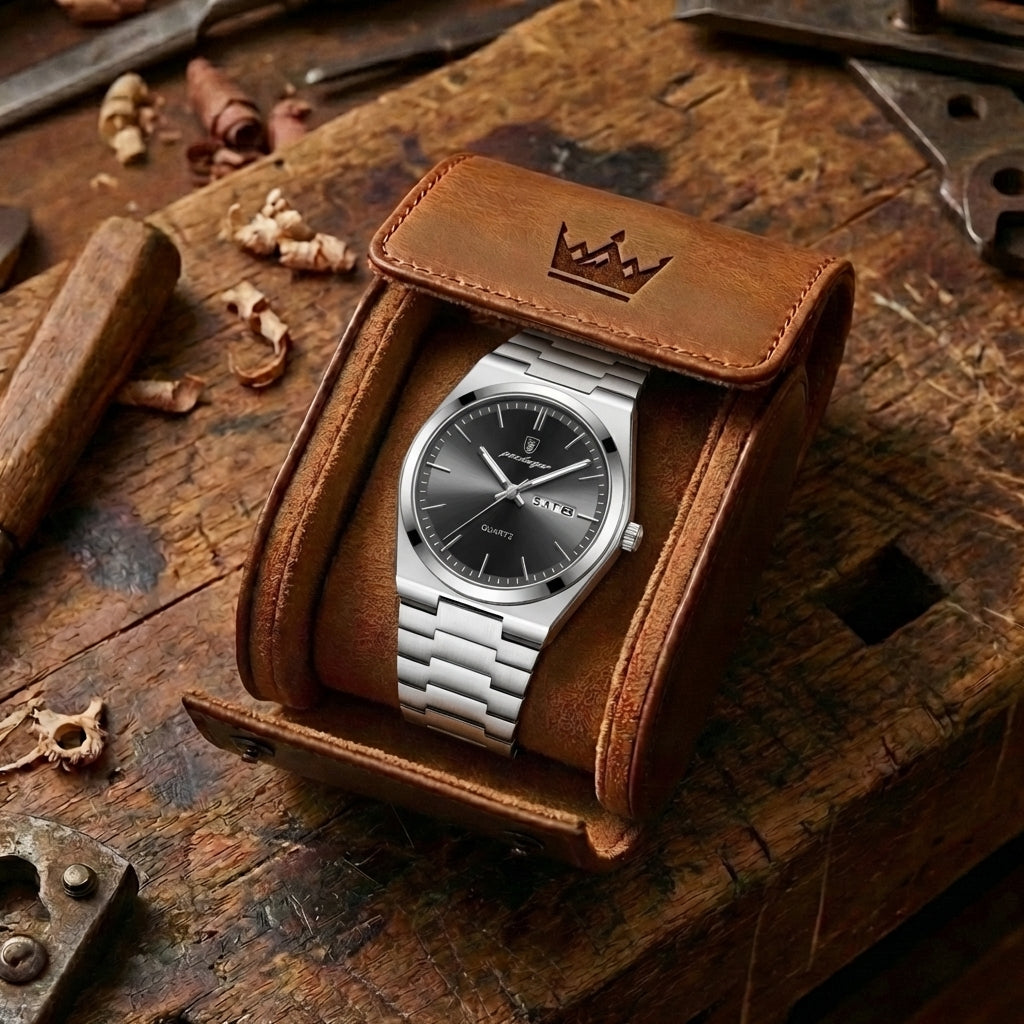 Marine Quartz Uhr