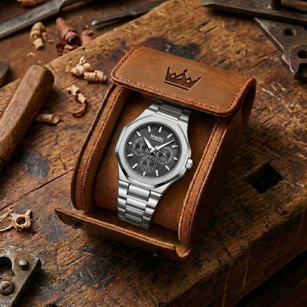Edelstahl Uhr (Wasserdicht)