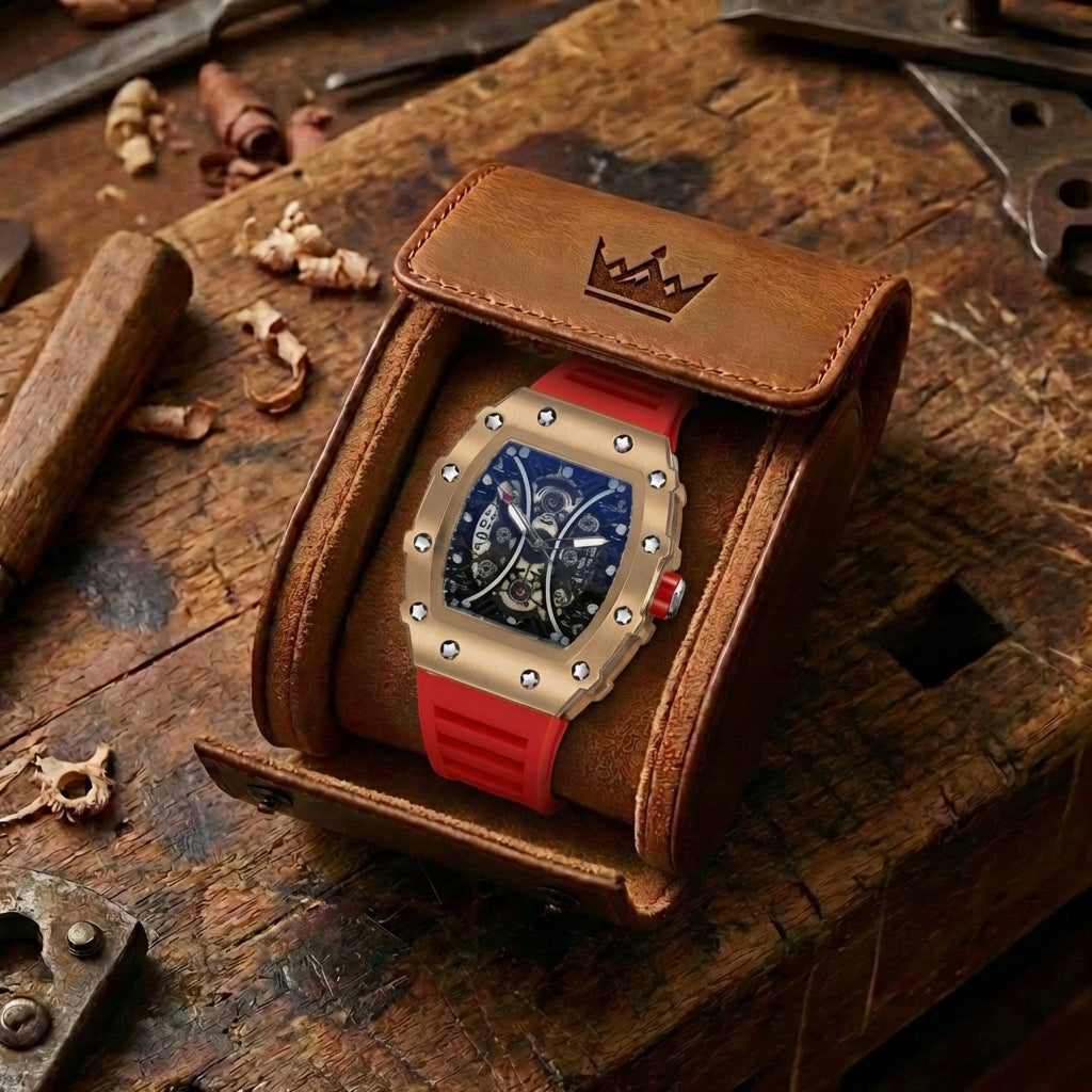 Herren Hollow Barrel Luminous Wasserdicht Uhr