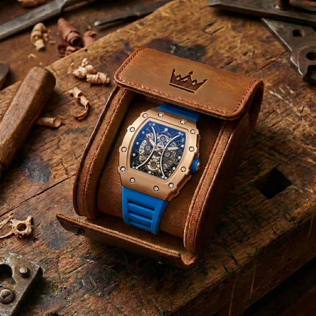 Herren Hollow Barrel Luminous Wasserdicht Uhr