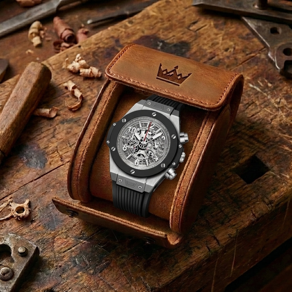 Herren Sport Silikon Kalender Quartz Uhr II