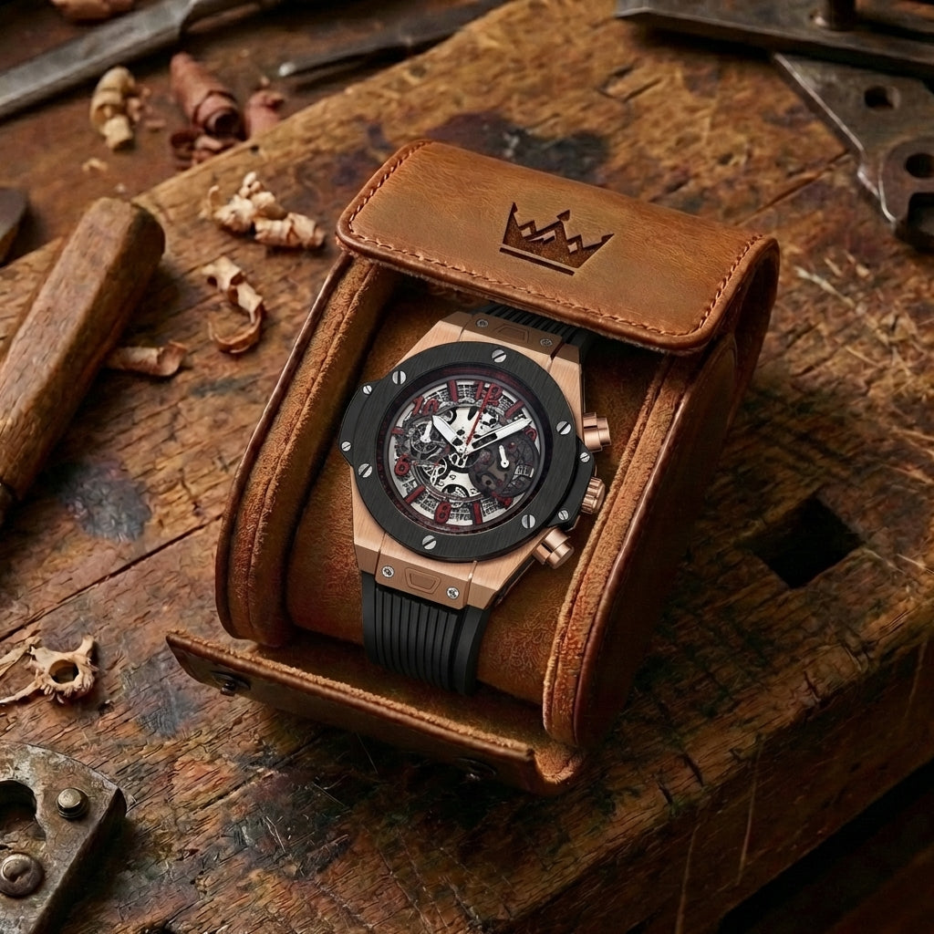 Herren Sport Silikon Kalender Quartz Uhr