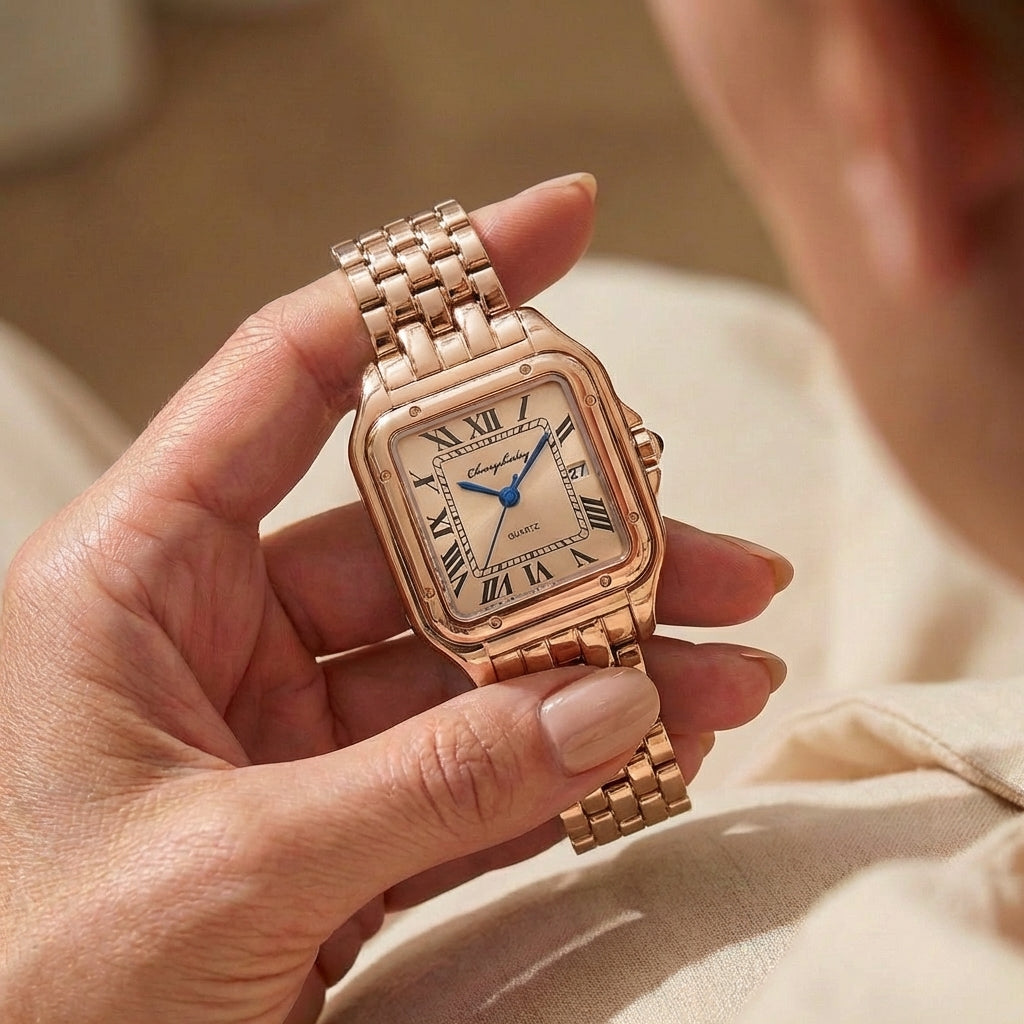 Damen Milan Mesh Band Kleid Uhr