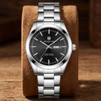 Herren Dual Kalender Luminous Quartz Uhr