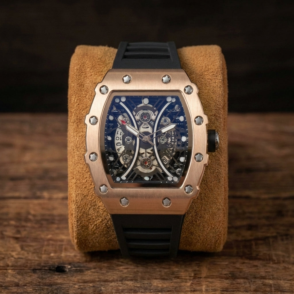 Herren Hollow Barrel Luminous Wasserdicht Uhr