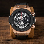 Herren Sport Silikon Kalender Quartz Uhr