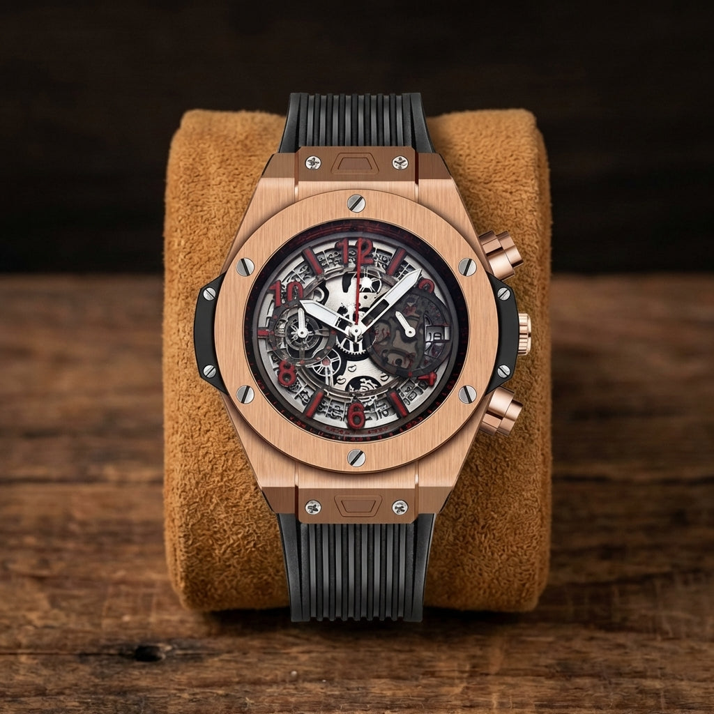 Herren Sport Silikon Kalender Quartz Uhr