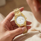 Damen Automatische Gold Kleid Uhr