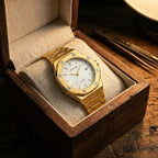 Damen Automatische Gold Kleid Uhr