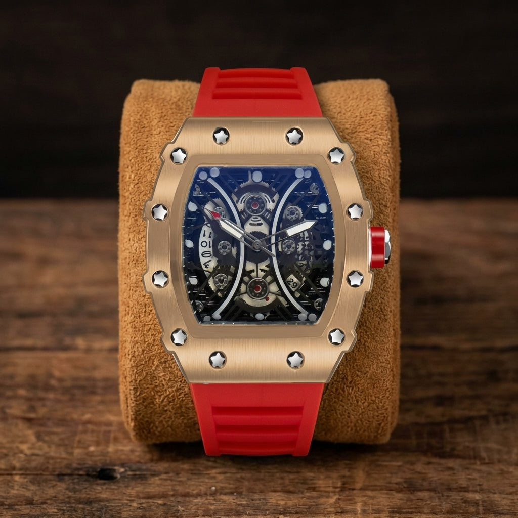 Herren Hollow Barrel Luminous Wasserdicht Uhr