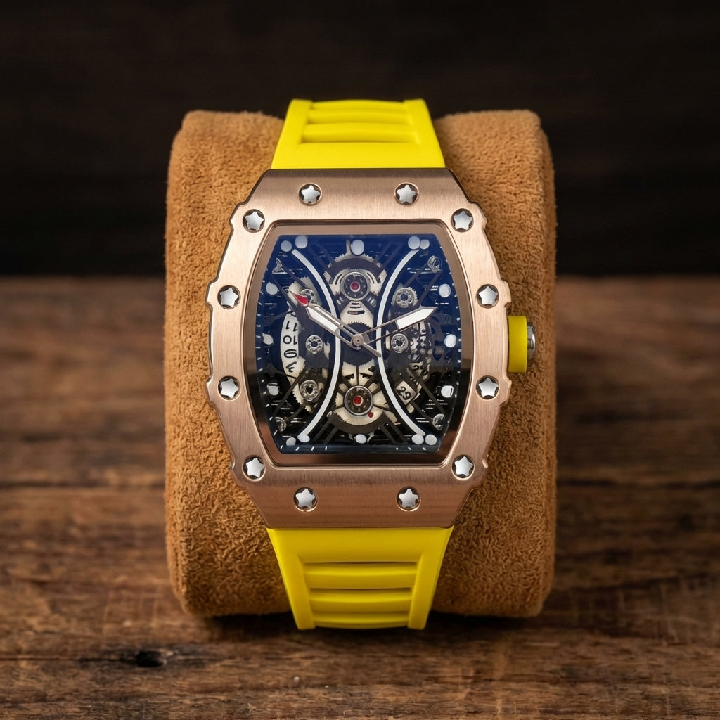 Herren Hollow Barrel Luminous Wasserdicht Uhr