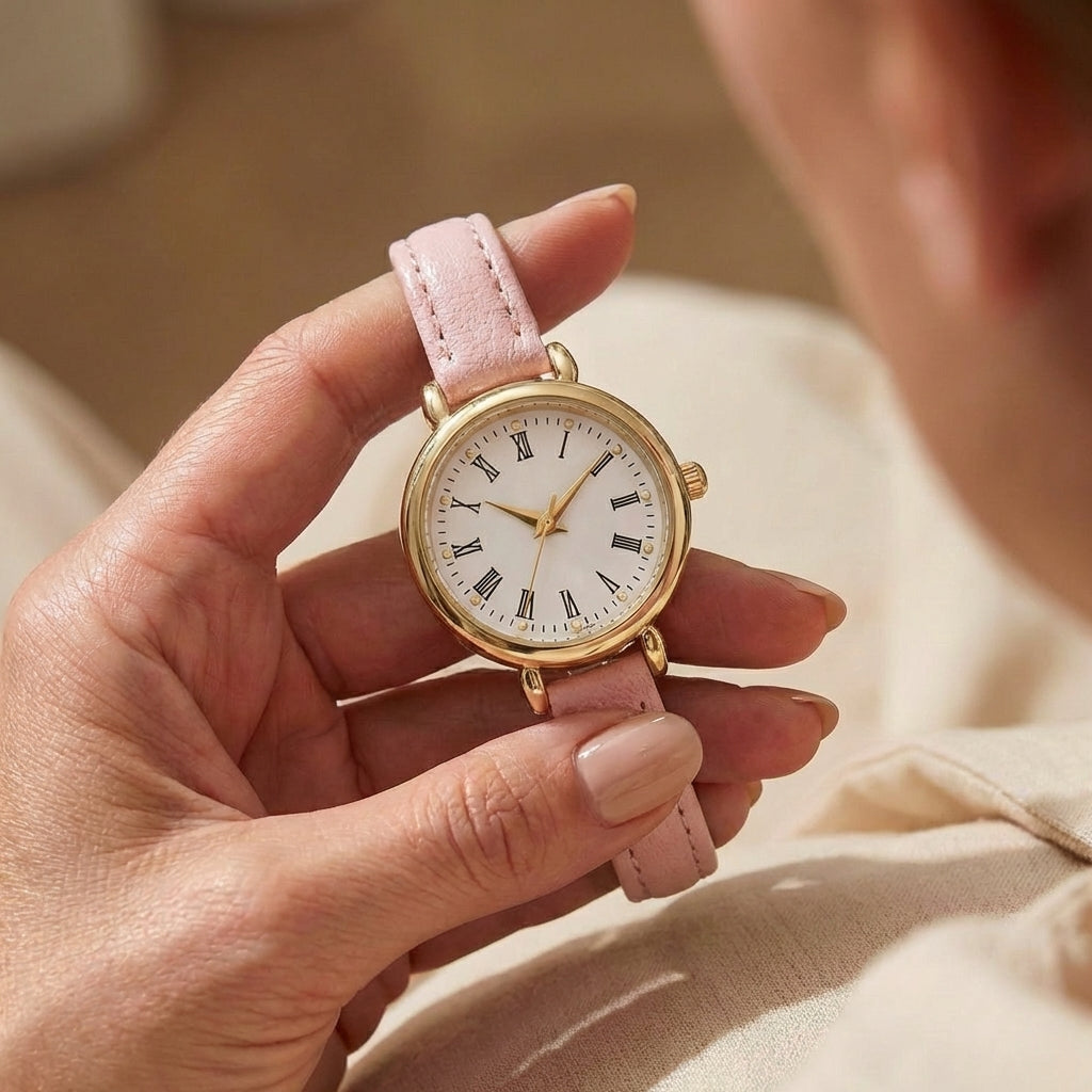 Damen Exquisite Elegante Studenten Quarz Uhr