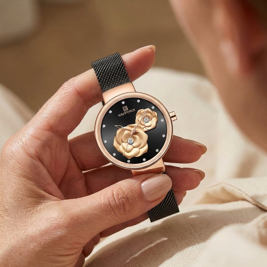 Damen Einfache Casual Wasserdichte Quarz Uhr