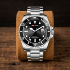 Herren Edelstahl Sport Uhr