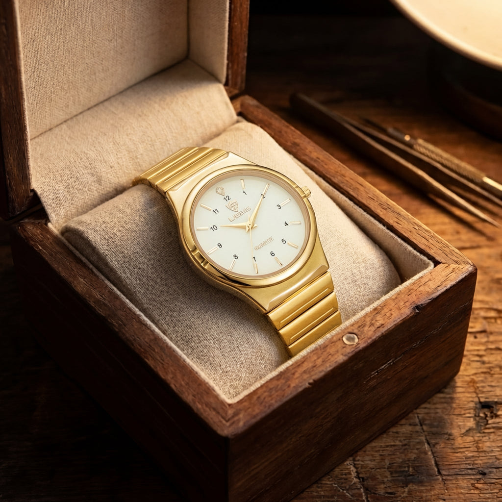 Damen Leuchtende Casual Paar Quarz Uhr