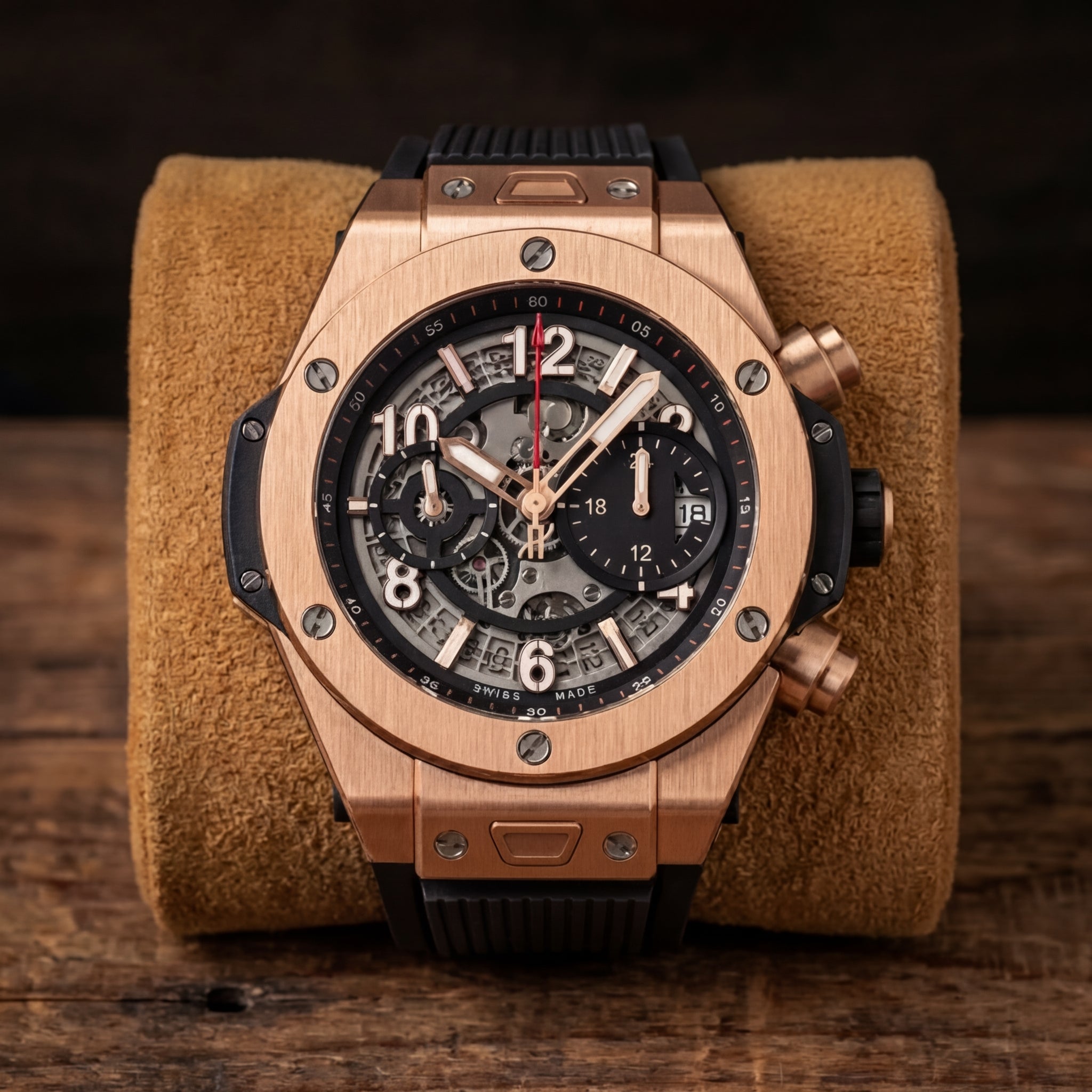 Herren Sport Silikon Kalender Quartz Uhr