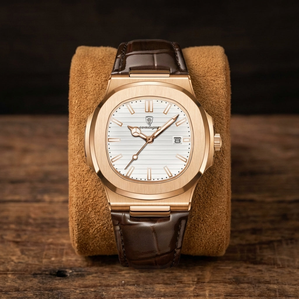 Lisbon Leder Uhr